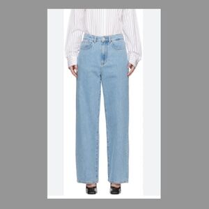 NWT ROHE Straight leg high waisted jeans (FRENCH 34 or US 28")